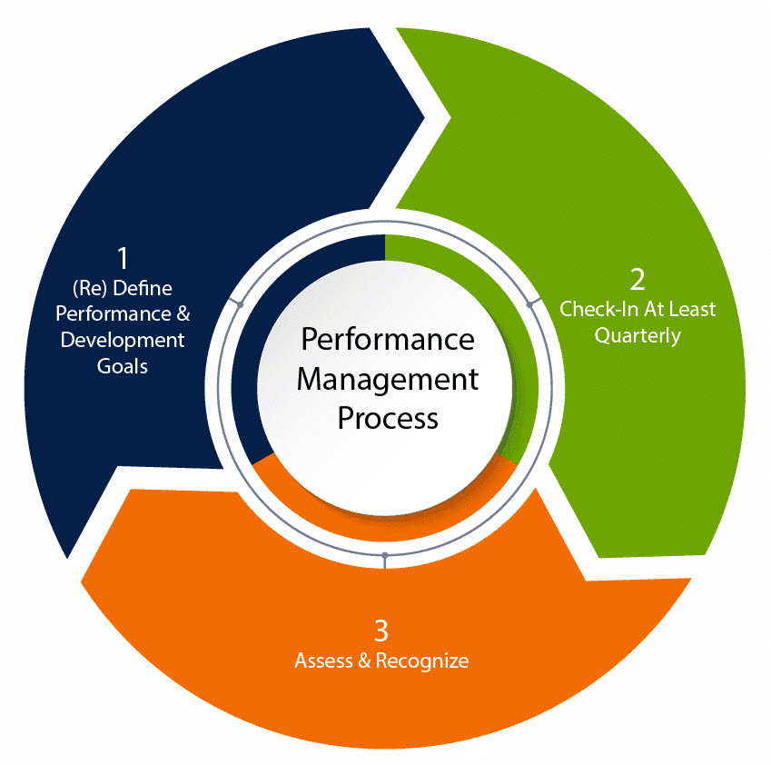 1. (Re)Define performance & development goals, 2. Check-in at least quarterly, 3. Assess & recognize